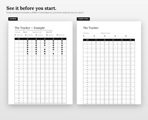 30 Days of Discipline — Habit Tracker
