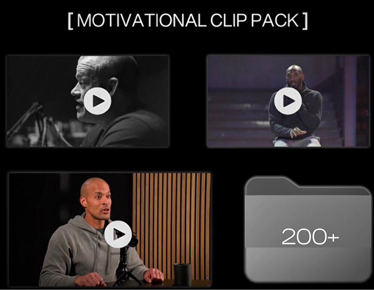 200+ viral motivational clips